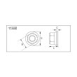 画像2: TRUSCO B79-0012 フランジナット ユニクロ M12×1.75 19個入 [160-7677] (2)