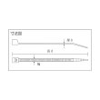 画像2: TRUSCO ケーブルタイ 幅2.4mmX100mm 最大結束Φ22 耐候性 100本入  TRCVJ-100W [161-2136] (2)