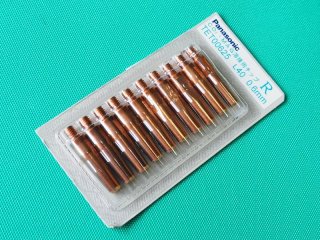 Panasonic純正CO2/MAG用Pチップ(パルス用)1.2mm-40L 10本 TET12043