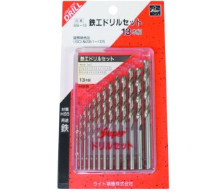 ライト精機 鉄工ドリル 袋入 7.6mm 全長（mm）：117 有効長（mm）：75