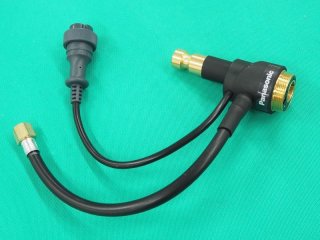 Panasonic CO2/MAG溶接用水冷トーチ接続用アダプタ YX-50AM1 - 溶接用品プロショップ サンテック