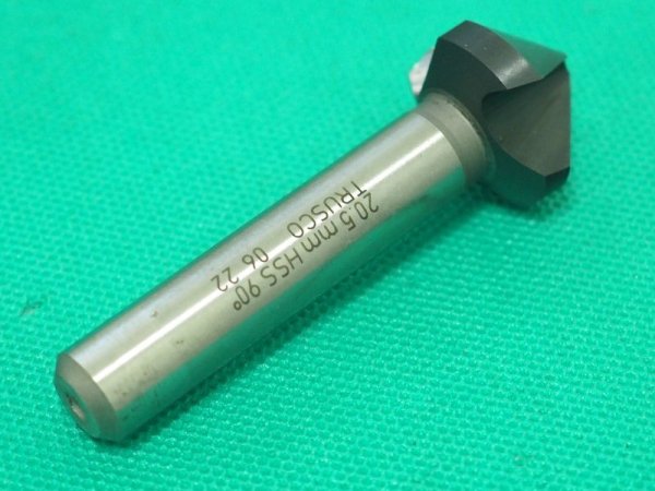 画像1: TRUSCO カウンターシンク 窒化チタンアルミナコーティング 20.5mm TCSA205 [794-9090] (1)