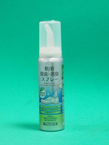 画像1: TRUSCO 靴用除菌消臭スプレー 100ml 逆さ噴射専用タイプ TSP-SHS100 [114-4210] (1)