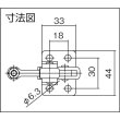 画像3: 下方押え型トグルクランプ（垂直ハンドル式）全長：114mm 締付力：1kN TDA40F [409-3992] スーパーツール (3)