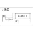 画像2: 角田 横押し型トグルクランプ No.51MD KC-51MD [122-9338] (2)