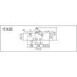 画像2: 角田 ハンドル横型トグルクランプ No.08 KC-08 [122-0128] (2)