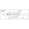 画像2: 角田 ハンドル横型トグルクランプ No.38B大 KC-38B-L [122-0217] (2)