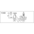 画像2: 角田 ハンドル横型トグルクランプ （下方押え型）No.82 KC-82 締圧力1kN [808-6831] (2)