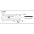 画像2: 角田 ハンドル横型トグルクランプ（下方押え型） No.38K大 KC-38K-L 締圧力3.0kN [122-0161] (2)