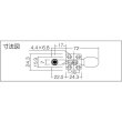 画像2: 角田 ステンレス製ハンドル横型トグルクランプ No.HH150-2S KC-HH150-2S [808-6866] (2)