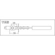 画像2: 角田 ハンドル横型トグルクランプ No.38C小 KC-38C-S [122-0241] (2)