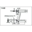 画像2: 角田 ハンドル横型トグルクランプ （下方押え型）No.41C KC-41C 締圧力3.5kN [122-0187] (2)