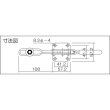 画像2: 角田 ハンドル横型トグルクランプ （下方押え型）No.HH550 KC-HH550 締圧力3.4kN [122-0691] (2)