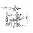 画像2: 角田 ハンドル縦型トグルクランプ（下方押え型）No.HV451B KC-HV451 締圧力2.25kNB [808-6878]  (2)