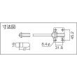 画像2: 角田 ハンドル縦型トグルクランプ（下方押え型）No.HV550 KC-HV550 締圧力3.4kNB [121-6210]  (2)