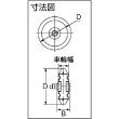 画像2: TRUSCO ウレタン車輪 φ100 TUW-100 [171-2659] (2)