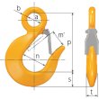 画像2: ＫＩＴＯ チェンスリング カナグ部材（アイタイプ）スリングフックHTL 基本使用荷重3.2t  HTL4100 [208-5017] (2)