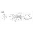 画像2: TRUSCO ナベ頭座金組込ねじ P=4 クロメート M3×6 180本入 (ばね座金+JIS小形ワッシャー付き) B51-0306 [212-7067] (2)