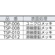 画像3: TRUSCO シンプル スチール製 ユニクロ 10mm用 TSP-0010 [275-7575] (3)