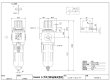 画像3: TRUSCO TAFR302-8 フィルターレギュレーター 口径Rc1/4 最大流量1.1 [562-5624] (3)