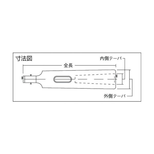 TRUSCO ドリルスリーブ焼入 内径MT-2 外径MT-3研磨品 TDS-23Y [230-5038]