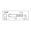 画像2: TRUSCO 電動ドライバーソケットアダプタ ボールタイプ 6.35mm TEAD-2 [252-9670] (2)