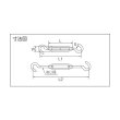 画像2: TRUSCO 枠式ターンバックル フック&フックタイプ ねじ径1/2 ユニクロ TTB-06 [275-8091] (2)