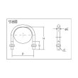 画像3: TRUSCO PC管用Uボルト クロメート 呼び径20A ねじ径W3/8 TPCU-BT20A [285-9441] (3)