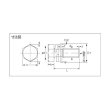 画像2: TRUSCO 座金組込六角ボルト トリーマ 三価白 サイズM10×20 6本入 B716-1020 [300-2578] (2)