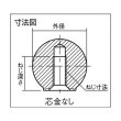 画像2: TRUSCO 握り玉(プラスチック製) 芯金なし 黒 Φ40×M10mm P-TPB40-10BK [337-4076] (2)