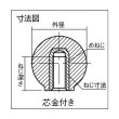 画像2: TRUSCO P-TPC40-10BK 握リ玉(プラスチック製) 芯金付 黒 Φ40×M10mm [337-4238] (2)