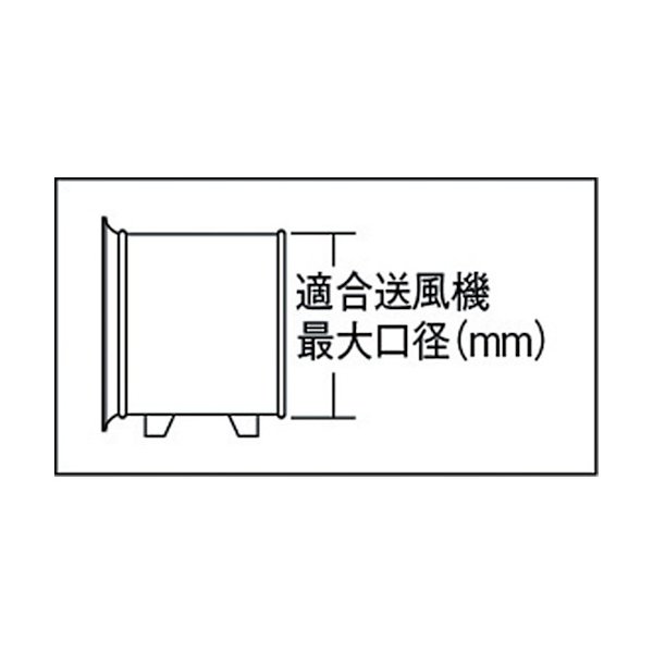 TRUSCO 送風機用フィルター 230mm用 TBF-230 [352-7140]