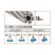 画像2: TRUSCO ワイヤーロープスリング Aタイプ アルミロック 18mmX1m TWAL-18S1 [819-1703] (2)