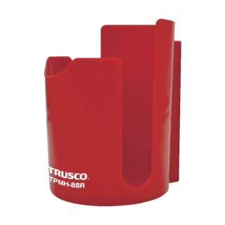 TRUSCO 樹脂マグネット缶ホルダー 黒 80mm TPMH-88BK [856-6665