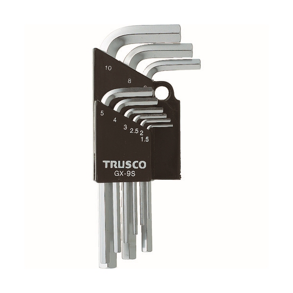 TRUSCO 六角棒レンチセット 9本組 GX-9S [125-3387] - 溶接用品プロ