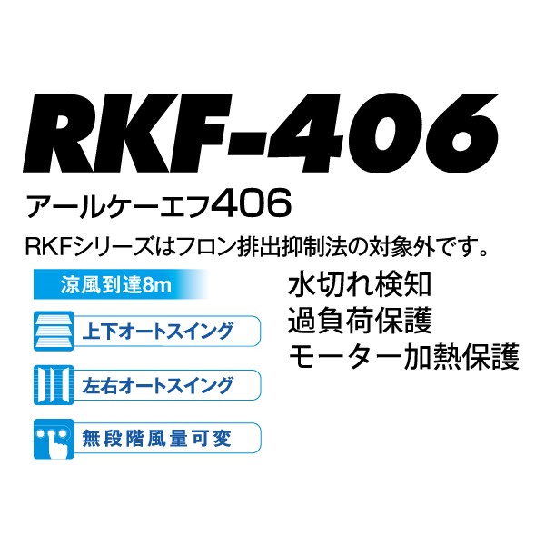気化式冷風機 RKF306 涼風到達約4m 排熱なし ミスト(水滴飛散)なし 熱中症対策 室内換気 ノンフロン 省エネ冷房 静岡製機 - 3