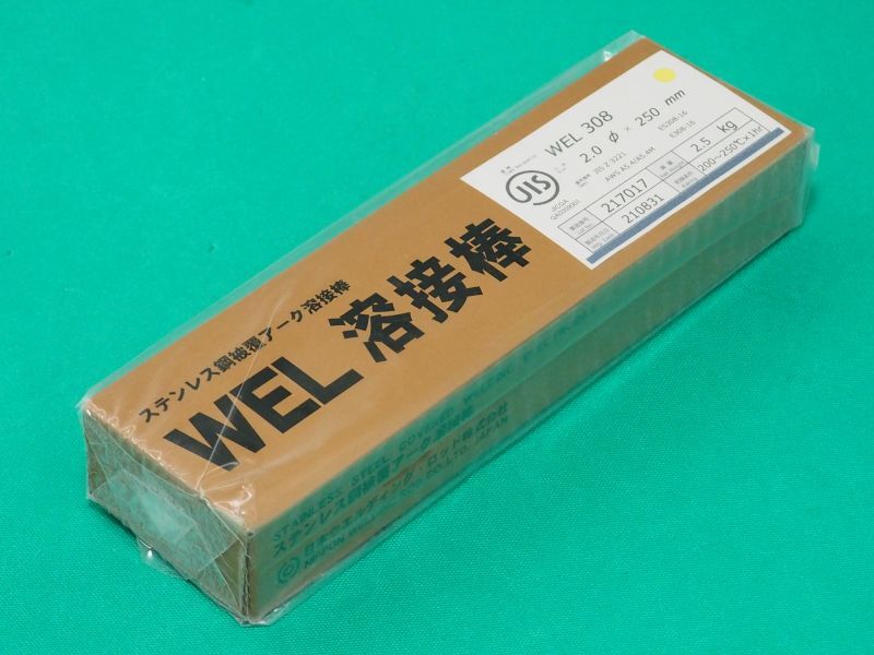 ステンレス鋼（被覆棒）WEL 308 日本ウェルディング・ロッド - 溶接 ...