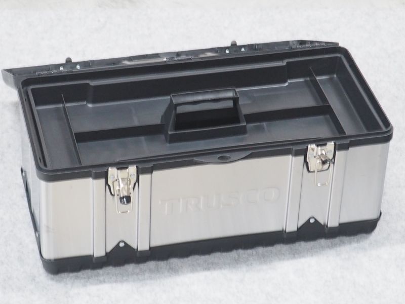 TRUSCO ステンレス工具箱 Lサイズ TSUS-3024L [389-4878]