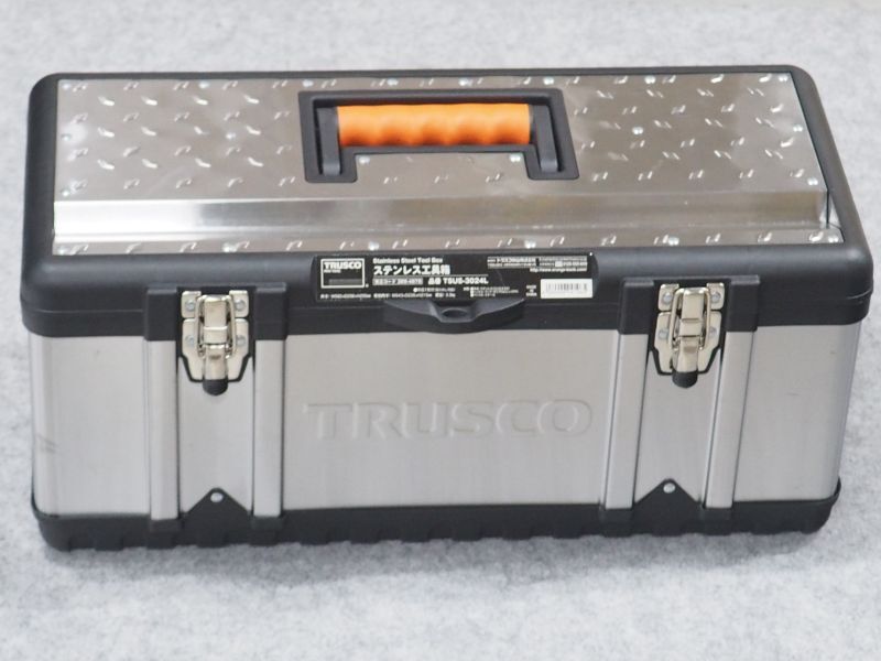 TRUSCO ステンレス工具箱 Lサイズ TSUS-3024L [389-4878]