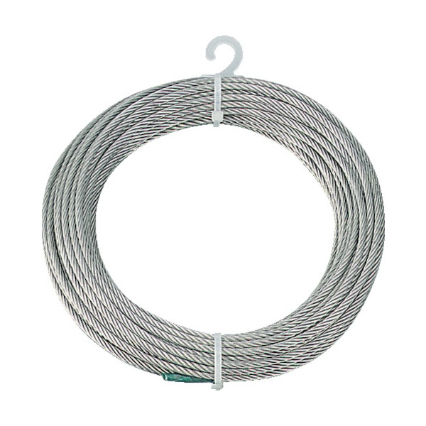 TRUSCO(トラスコ) ステンレスワイヤロープ Φ６．０ｍｍＸ２０ｍ CWS