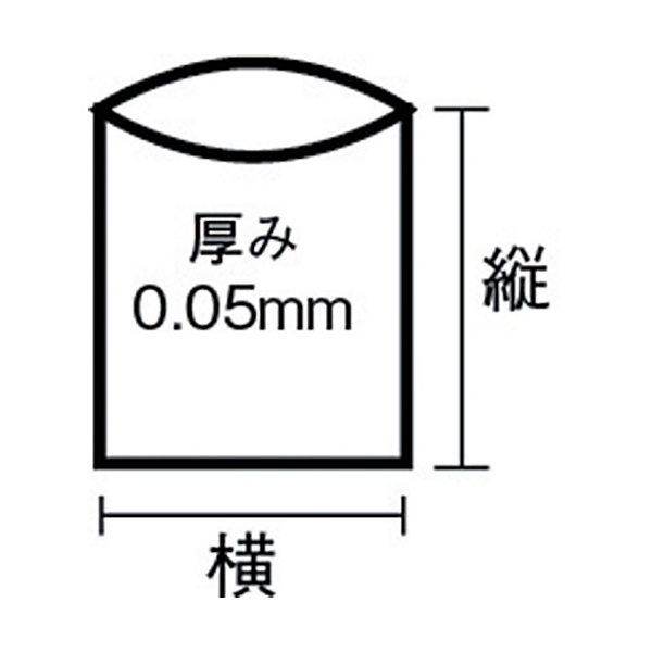 TRUSCO 業務用ポリ袋 厚ミ0.05X70L 10枚入 A-0070 [002-4147] - 溶接